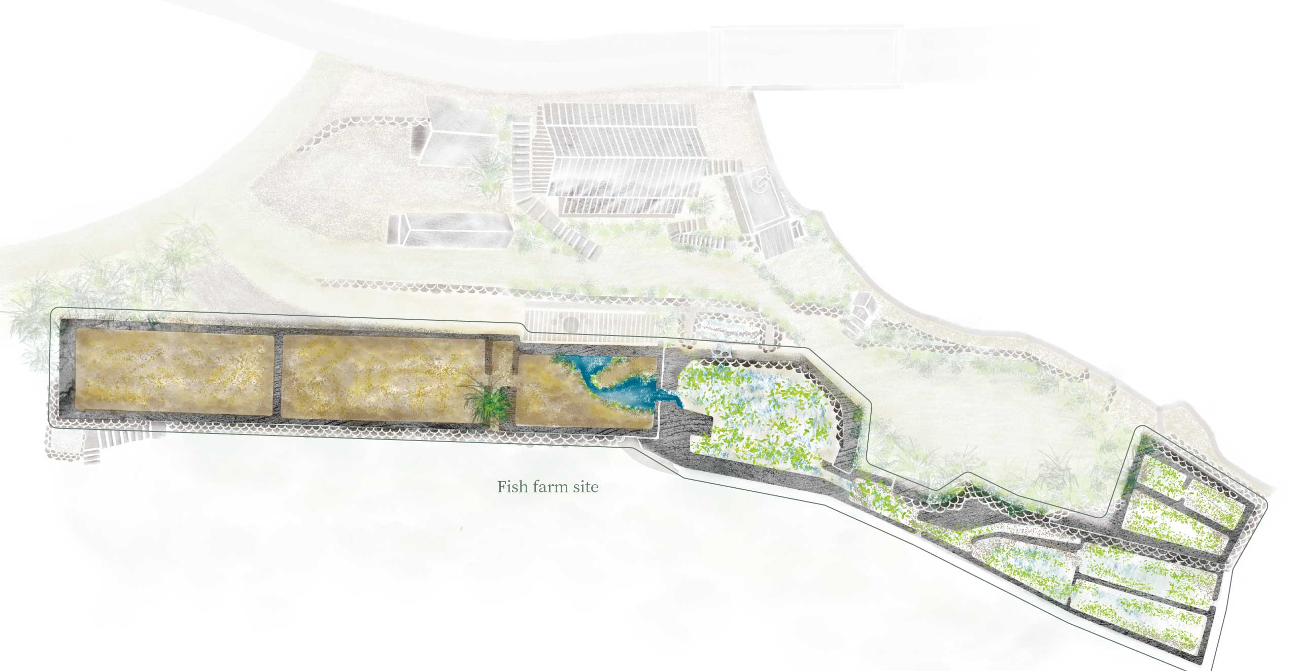 Fish farm site
