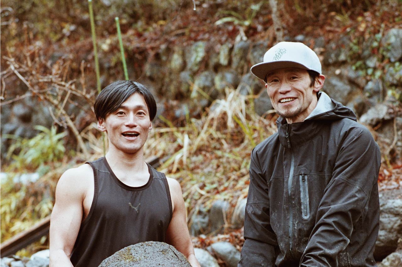 ワサビ田造成　ワサビ農家の角井兄弟